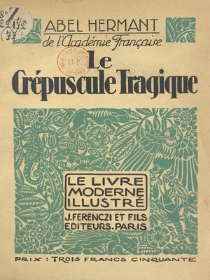 cover image of Le crépuscule tragique
